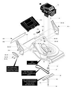 Part Location Diagram of 672767-884 Murray Bracket, Handle Left Hand